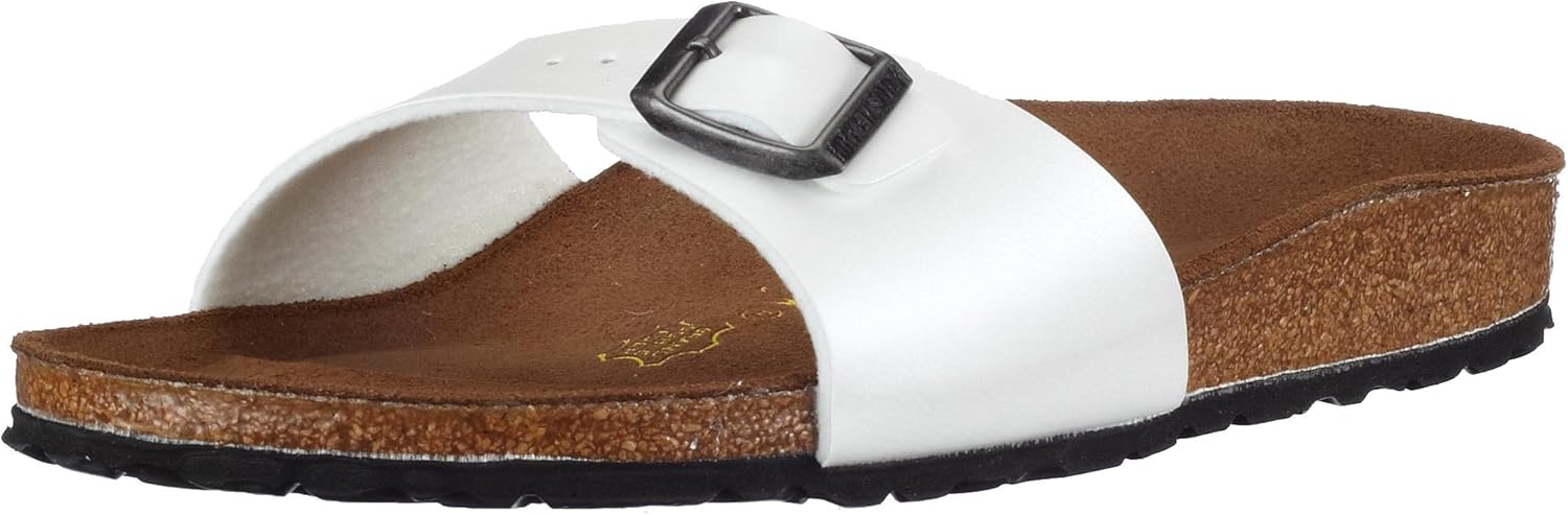 Amazon.com: Birkenstock Women's Madrid Sandals Ice Pearl Mondstein 7: Sports & Outdoors