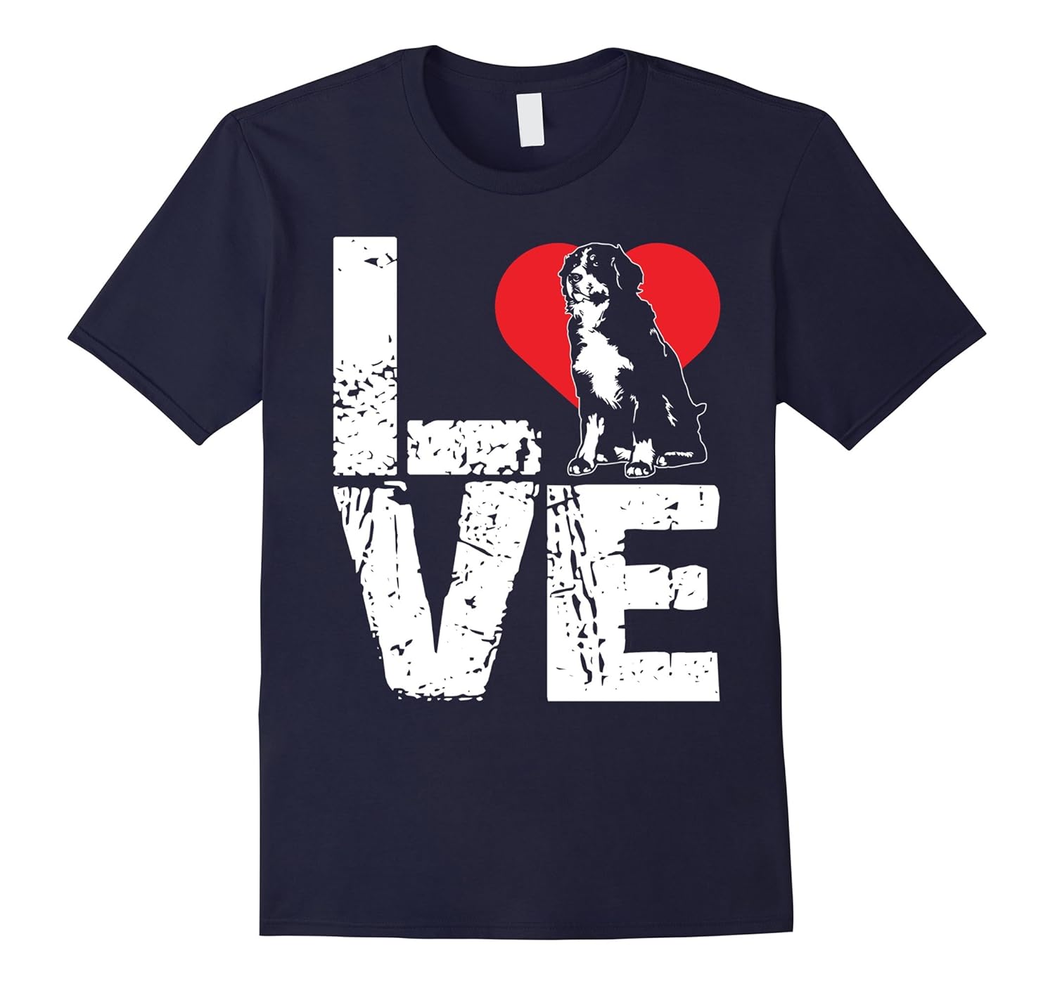 Love Bernese Mountain Dog T shirt-ANZ