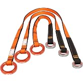 Notch 24" Friction Saver with Large and Small Aluminum Wear Safe Rings, Fray Resistant Custom Nylon Webbing, 23kN Product Rating, Meets ANSI Z133 and CE Certified (NAFS-W2)