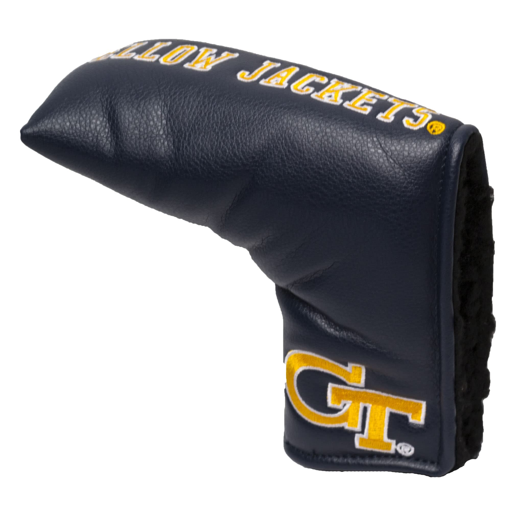 Team Golf NCAA Georgia Tech Yellow Jackets Vintage Blade Putter Cover Golf Club Vintage Blade Putter Headcover, Form Fitting Design, Fits Scotty Cameron, Taylormade, Odyssey, Titleist, Ping, Callaway