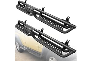 BINARY STAR Running Boards Compatible with Vehicle 2018-2025 Jeep Wrangler JL 4 Doors, 6 Inches Wide Side Steps, Wrangler Ste