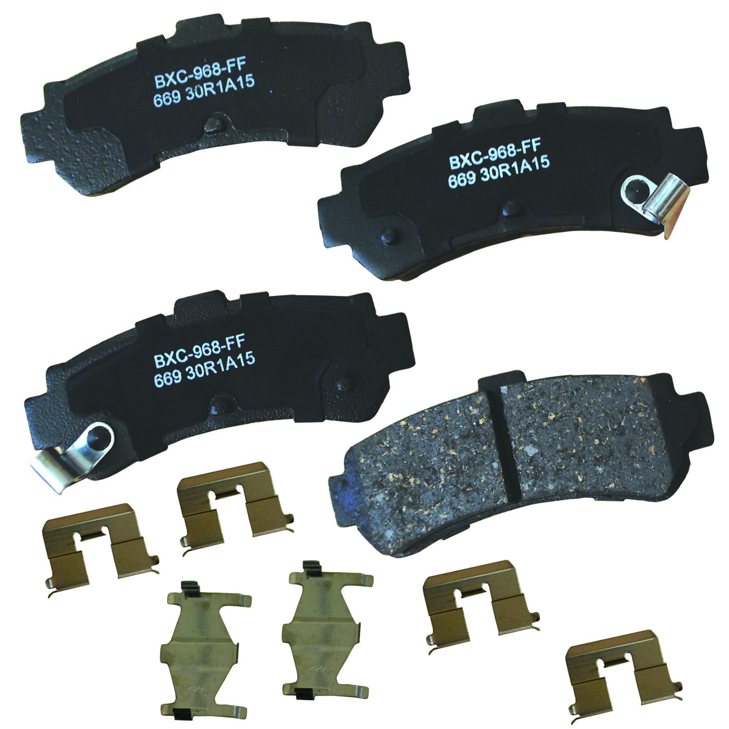 Photo 1 of Bendix Premium SBC669 Ceramic Rear Brake Pads for Nissan 200SX 1998-1995, Lucino 2000-1996, Sentra 1999-1995