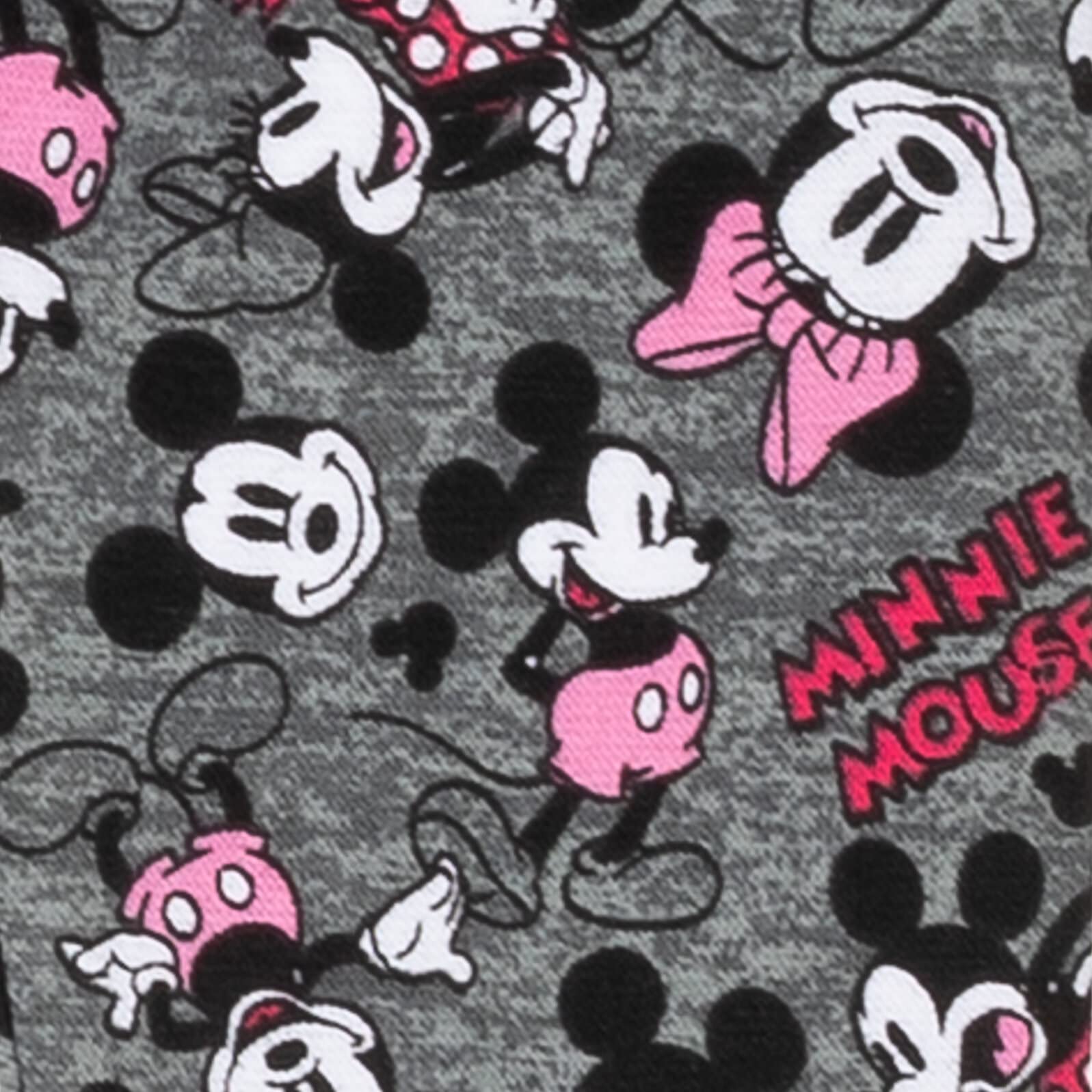 Disney Minnie Mouse Fleece Pullover Crossover Hoodie and Leggings Outfit Set Infant to Big Kid Sizes (12 Months - 14-16)