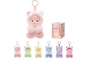 POP MART HACIPUPU Gummy Bear Series-Vinyl Plush Pendant Blind Box, Random Design Action Figures Collectible Toys Decorations, Holiday Birthday Gifts for Girls and Boys, Single Box