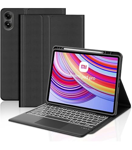 Amazon.com: Touch Keyboard Case for Xiaomi Redmi Pad 2 Pro 12.1