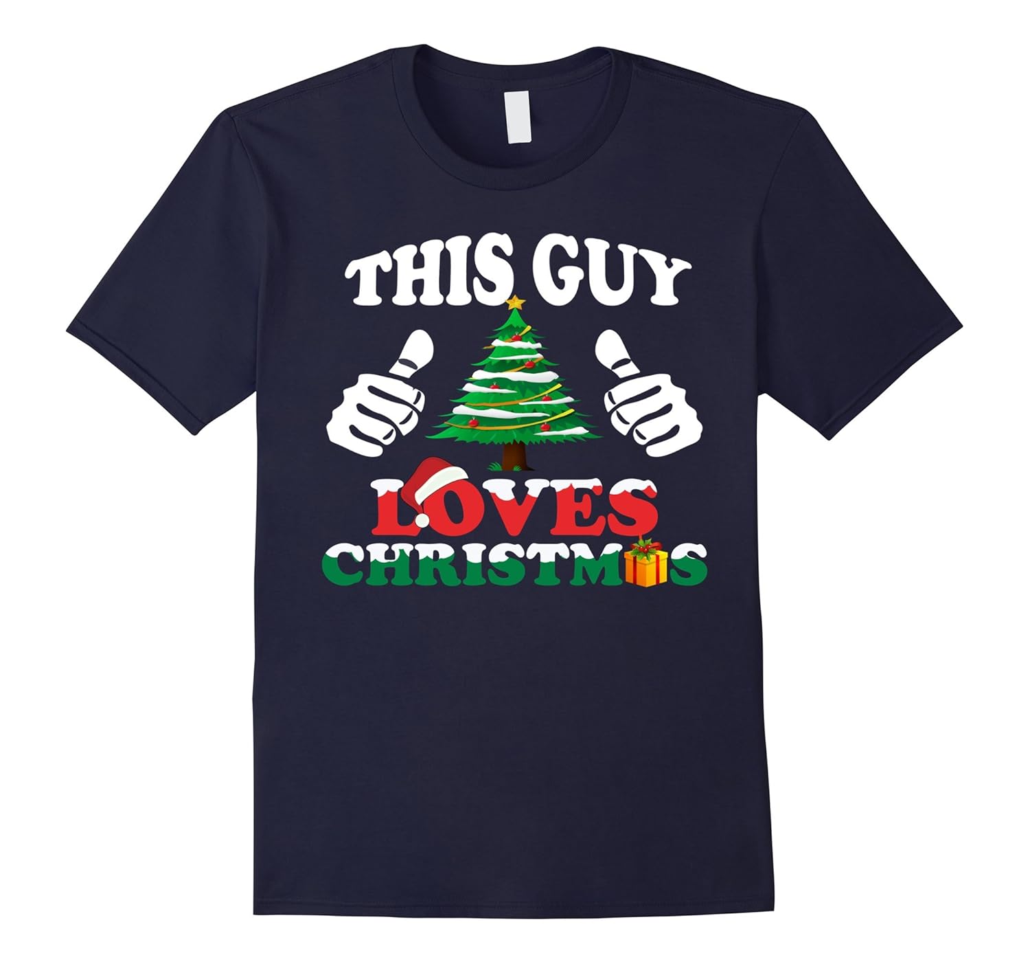 This Guy Loves Christmas Funny Holiday T Shirt For Family-ANZ