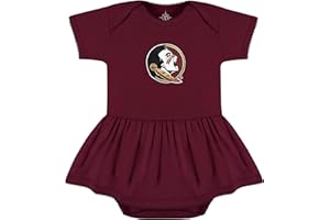 Creative Knitwear College Baby Picot Bodysuit Dress - Team Logo, Multiple Colors, for Baby Girls (0-24 Months)