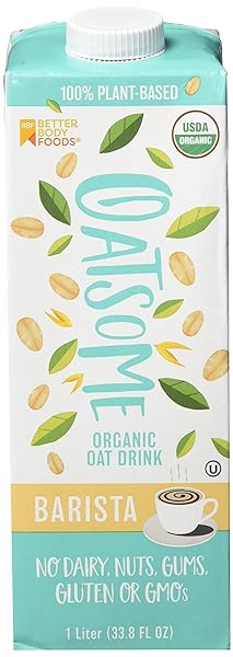 BETTERBODY FOODS OATSOME BARISTA ORGANIC OAT DRINK CREAMER...