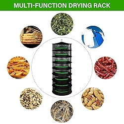iPower Zippered 8 Layer 24" Herb Drying Rack with