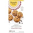 Simple Mills Almond Flour Crunchy Cookies, Chocolate Chip - Gluten Free, Vegan, Healthy Snacks, Made with Organic Coconut Oil