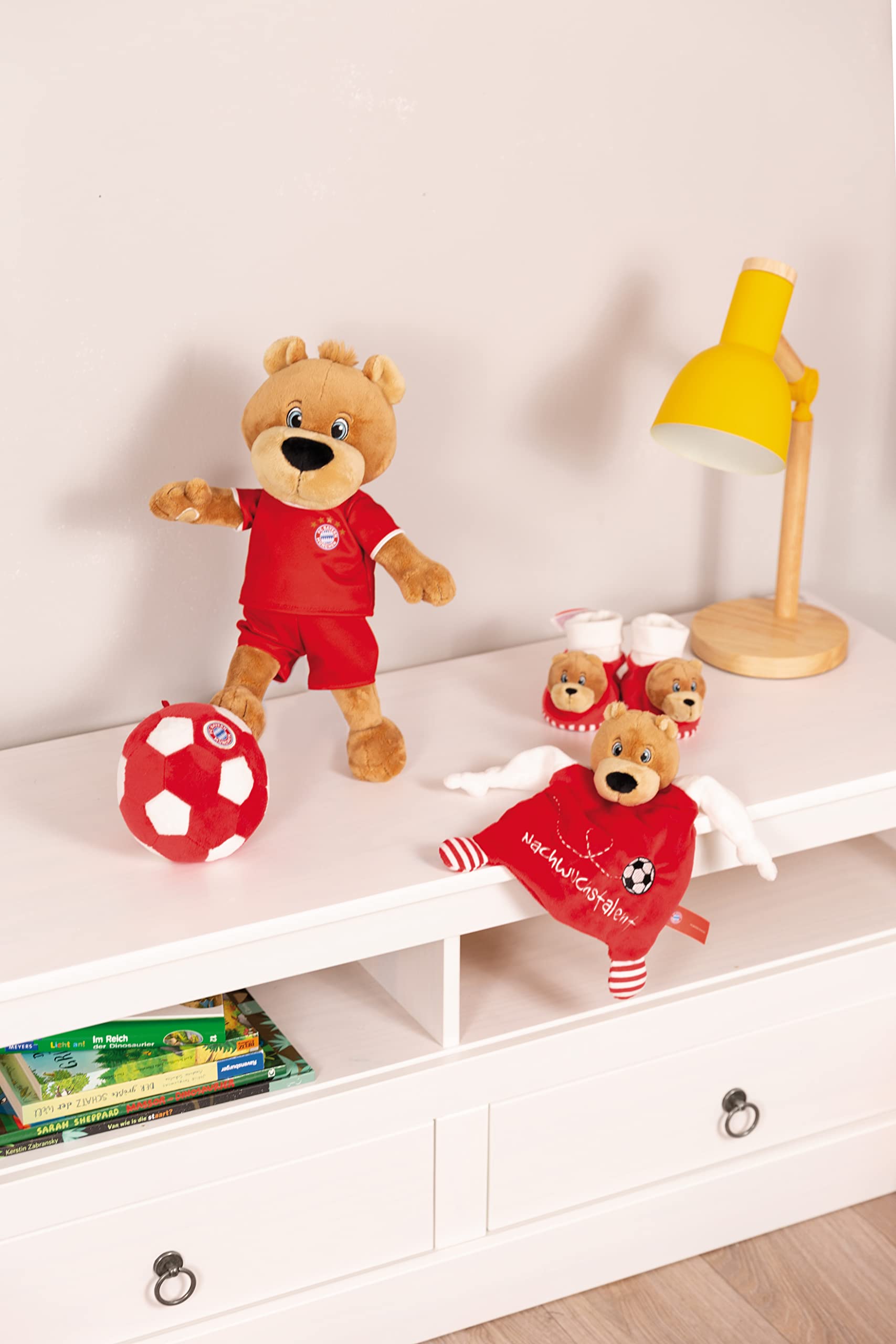 NICI Kuscheltier FC BAYERN MÜNCHEN Bär Berni 35 cm – Stofftier aus weichem Plüsch, Fußball Fanartikel zum Kuscheln und Spielen, für Kinder & Erwachsene, 49074, tolle Geschenkidee, braun 7