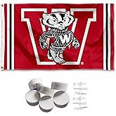 Wisconsin Badgers Retro Vault Throwback Banner and Tapestry Wall Tack Pads