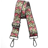 Purse Strap Silver Hardware Wide Bag Straps Replacement Crossbody Adjustable Shoulder Strap for Purses Canvas…