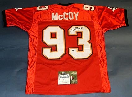 Gerald Mccoy Autographed Tampa Bay Buccaneers Rookie Style Jersey