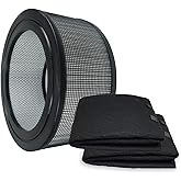 PUREBURG 20500 Replacement Filter Set Compatible with Honeywell 10500 (EV-10) 17000 17005 Air Purifiers,H13 True HEPA Activated Carbon Pre-Filters Air Clean VOCs Odor
