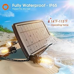 addlon 54FT(48+6) Solar String Lights Outdoor