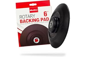 Maxshine 6" Universal Hook & Loop Rotary Backing Pad Polishing Plate (152mm) - Compatible with Universal Rotary Polishers - Sanding, Polishing, Buffing - Professional Grade for Car Care Detailing