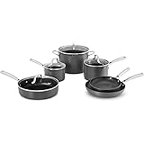 Calphalon Classic Hard-Anodized Nonstick Pots and Pans, 10-Piece Cookware Set