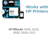 HP 901 Tri-Color Officejet Ink Cartridge CC656AN - 360 Pages Yield view 2