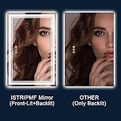ISTRIPMF 60 x 36 Inch LED Bathroom Mirror with
