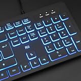 Rii RK105 Wired Keyboard and Mouse Backlit USB UK Layout 105 Keys view 3