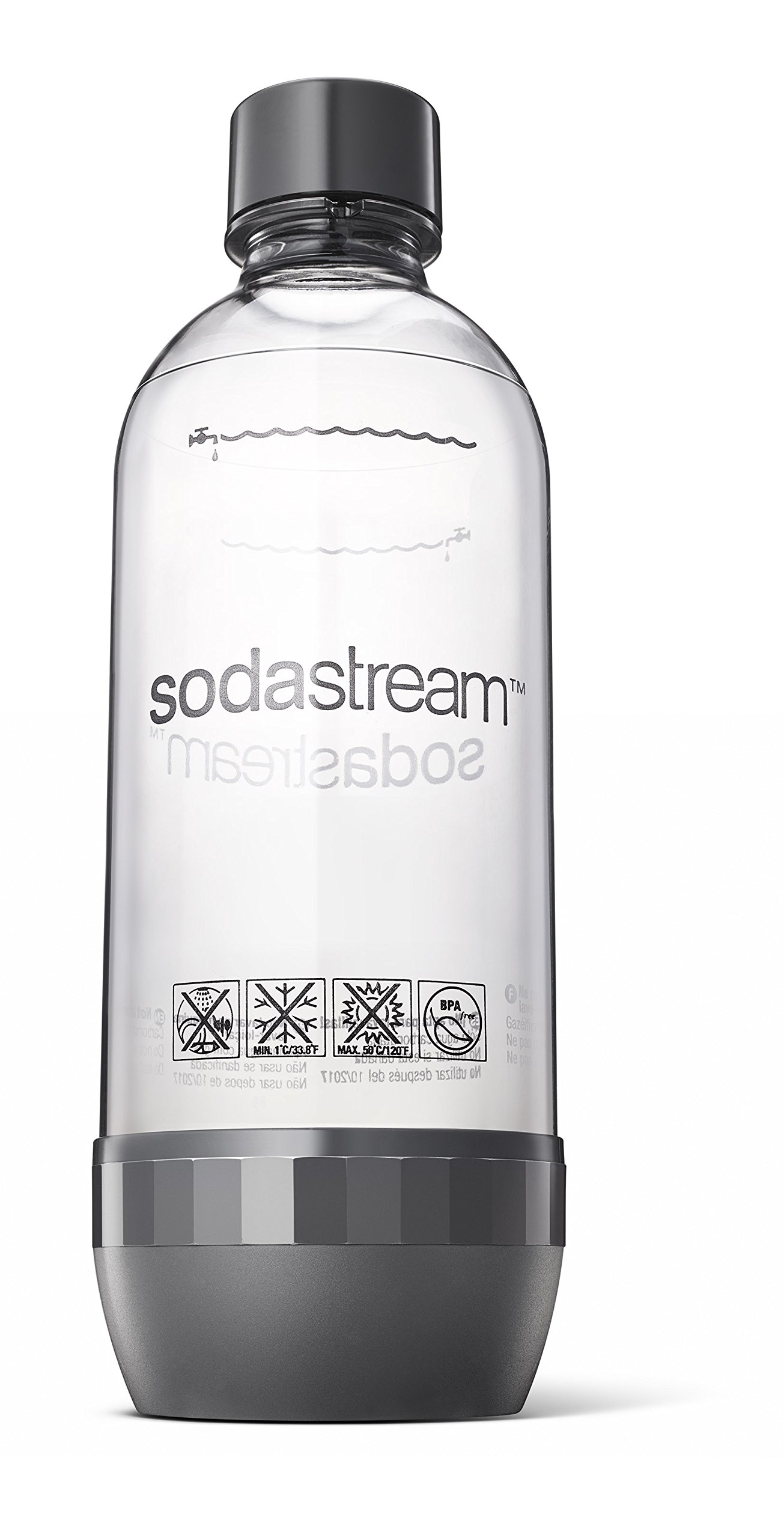 SodaStream 1L Carbonating Bottle Gray (triplepack) Brand SodaStream