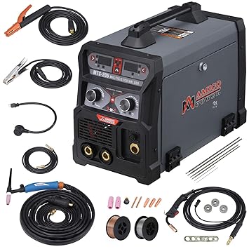 Mts 205 205 Amp Mig Tig Torch Stick Arc Combo Welder Weld