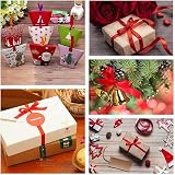 ZHIHUI Red Satin Ribbon 10mm 22m Wedding Gift Wrapping Hair Bows view 4