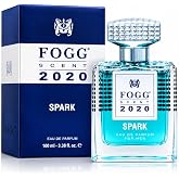 Fogg Scent 2020 Spark Eau de Parfum for Men, 100 ml (3.38 fl oz), Citrus, Spicy and Woody Fragrance with Bergamot, Lemon, Vanilla and Sandalwood Notes