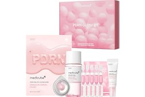 medicube Salmon DNA PDRN Trial Kit | Glass Glow Mini Skincare Set with Toner, Serum & Sheet Mask for Hydrating, Firming, Moisturizing |Gift & Travel Essentials for Women & Girls | Korean Skincare