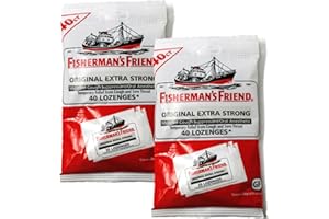 FISHERMAN'S FRIEND Fishermans Friend Original Extra Strong, 2 Packs of 40 Count