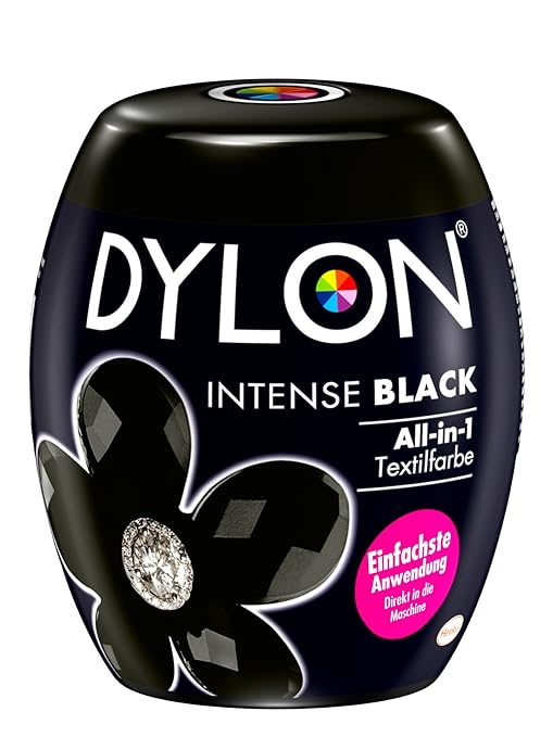 DYLON Intense Black -Dyepod, 1er Pack (1 x 350 g)