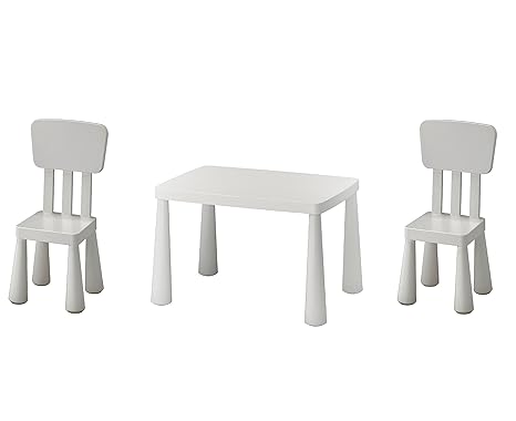 B2 C Ikea Mammut Tavolo Per Bambini Bianco E Mammut Sedia