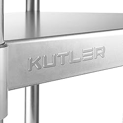 KUTLER Stainless Steel Table 24 x 30 Inches, NSF