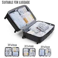 Veken 8 Set Packing Cubes for Travel