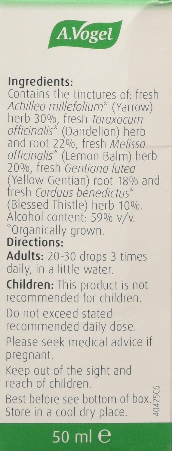 A.Vogel Yarrow Herbal Bitters Complex Drops, 50 ml (Pack of 1) - Image 3