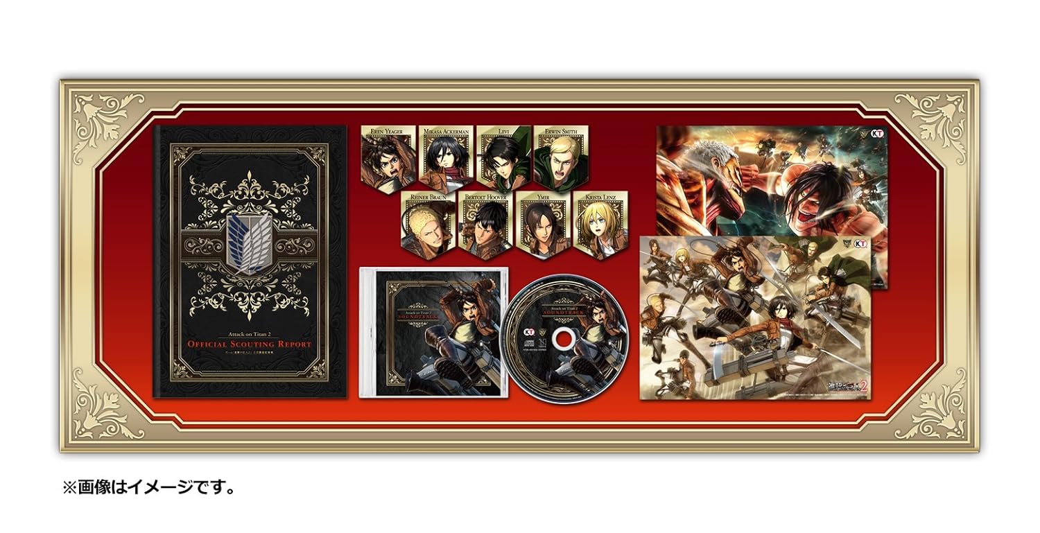Amazon Com Attack On Titan Shingeki No Kyojin 2 Treasure Box Japanese Ver Video Games