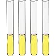 EISCO 5mL Test Tubes - Pack of 48 - Borosilicate 3.3 Glass - 1mm Thick Walls, Beaded Rim - Superior Heat & Chemical Durability - 3" Tall, 0.5" Diameter