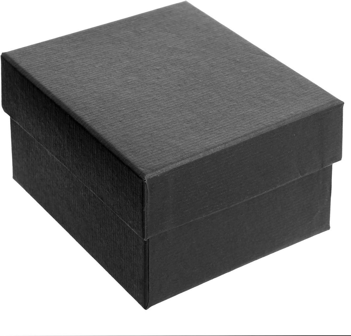 Caja de Regalo caja de regalo en negro (8 x 8,5 x 5,2 cm): Amazon.es: Hogar