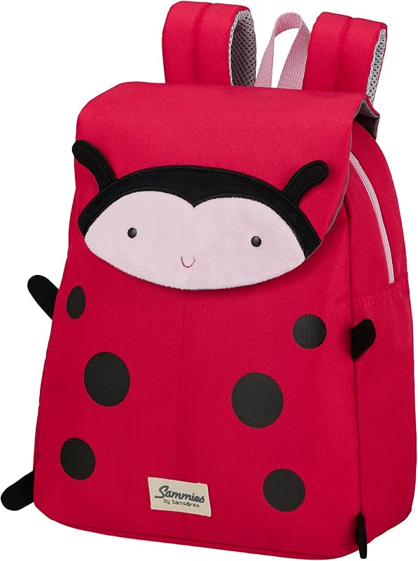 Happy Sammies Eco - Sac à dos pour enfants S +, 32 cm, 11 L, Red (Ladybug Lally)