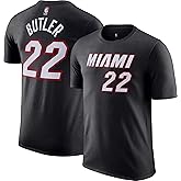 NBA Boys Youth 8-20 Official Player Name & Number Game Time Jersey T-Shirt (as1, Alpha, l, Regular, Jimmy Butler Miami Heat Black)