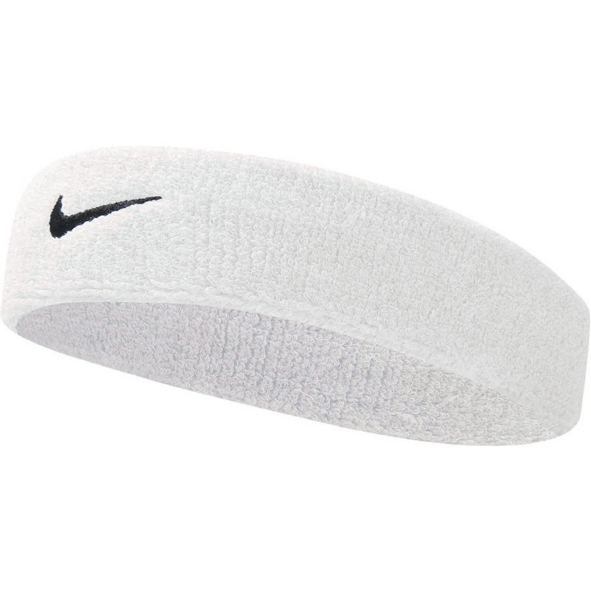 Nike Men's Swoosh Headband, White/Black - One Size