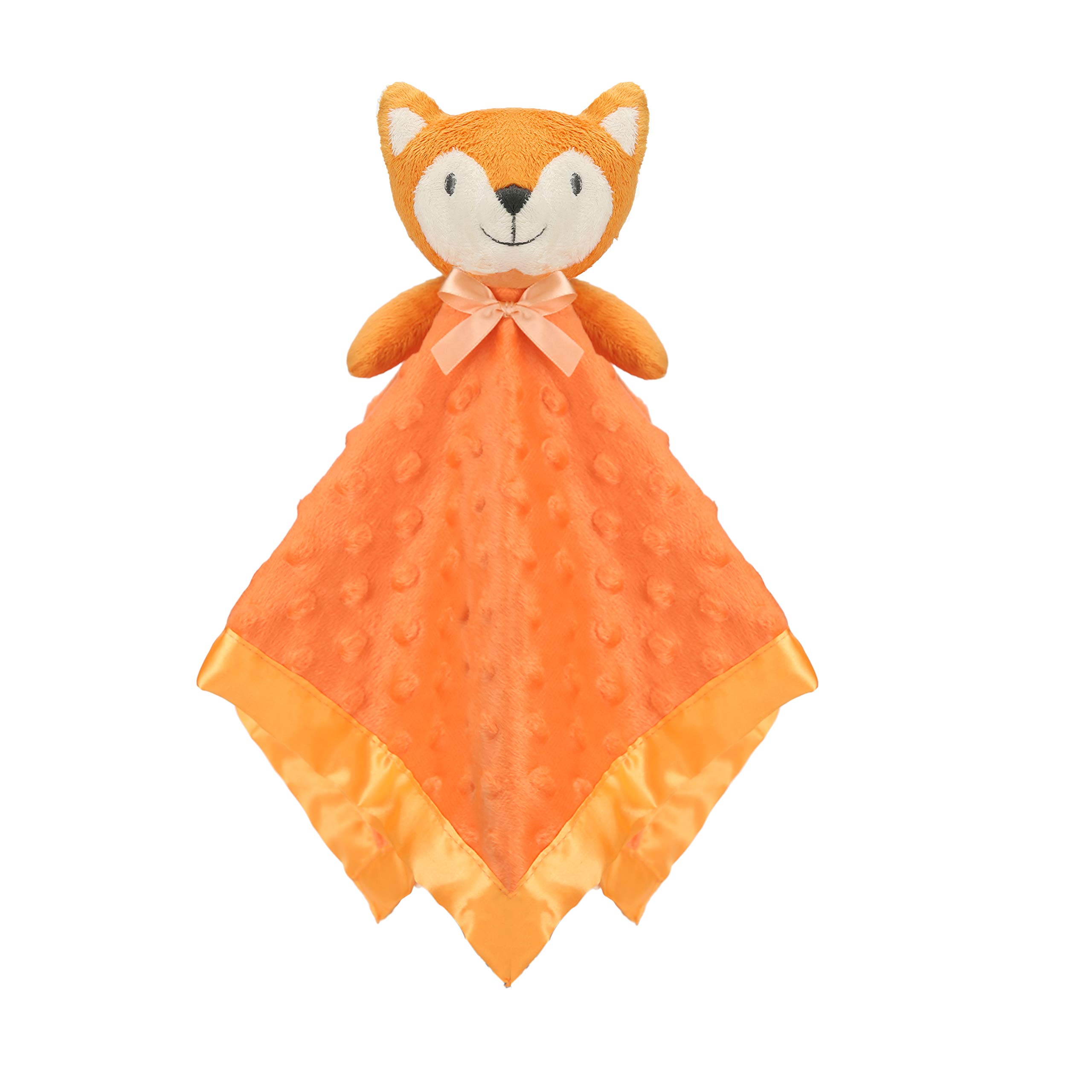 Photo 1 of Pro Goleem Fox Security Blanket Orange Soft Baby Lovey Unisex Lovie Baby Gifts for Newborn Toddler Snuggle Toy Stuffed Animal 16 Inch