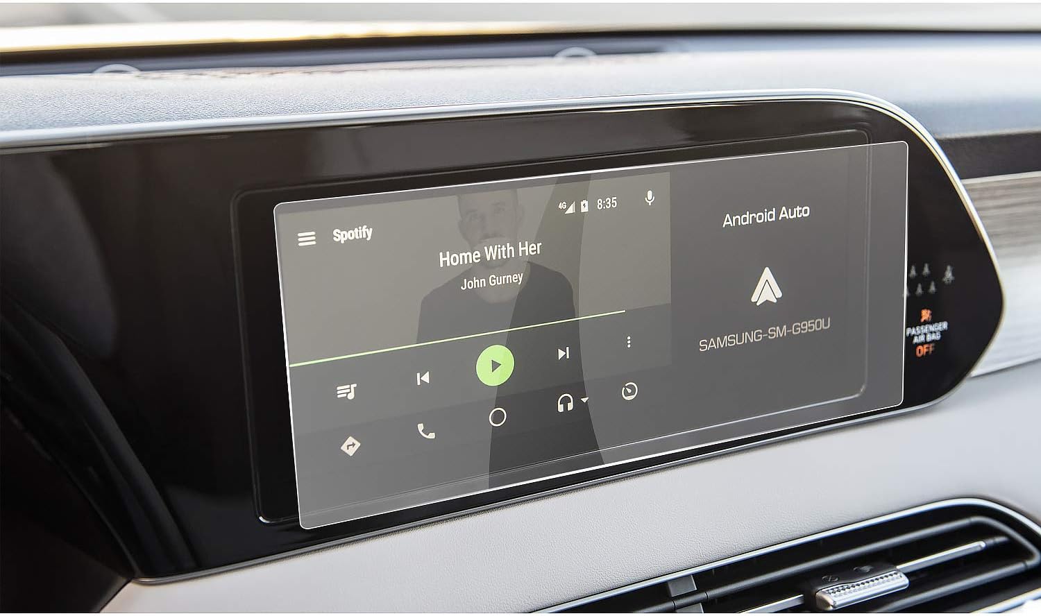 2020 Palisade Touch Screen Car Display Navigation Screen Protector, RUIYA HD Clear Tempered Glass Car in-Dash Screen Protective Film