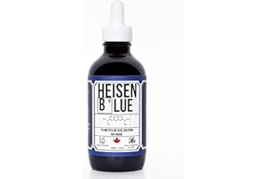 1% Methylene Blue Solution, 120 ml Amber Dropper Bottle, USP Grade, Pure, Made in Canada, Formaldehyde-Free, Heavy Metals Tes