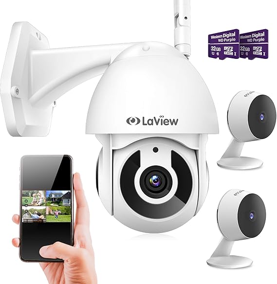 Laview Security Cameras Outdoor with Home Security Cameras