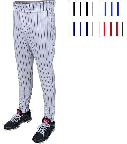 Pantalon De Baseball Rawlings Homme - Blanc, Taille XL, Coupe Jogger, Neuf Avec étiquette
