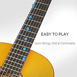 HUAWIND 39 Inch Classical Guitar Full Size Acoustic