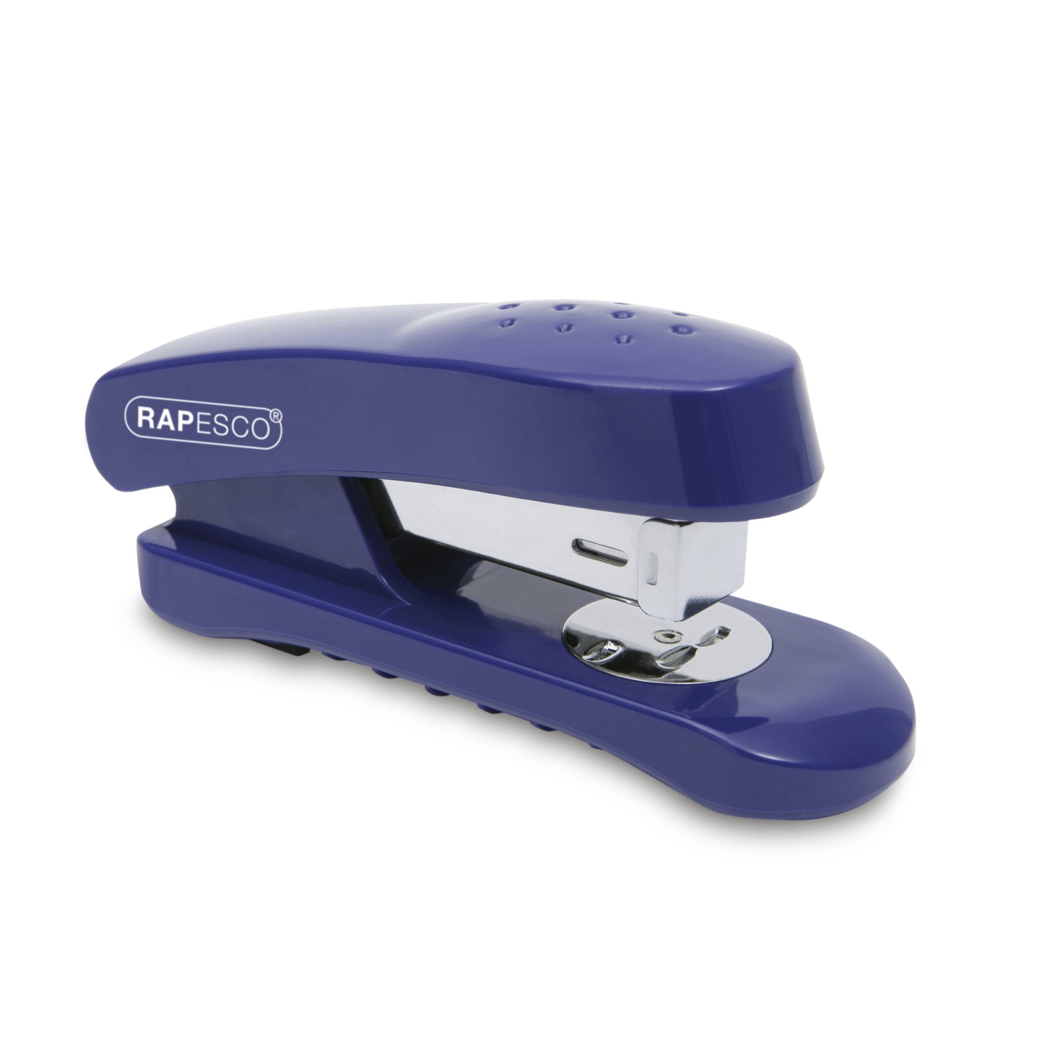 Rapesco R53800L1 Snapper Half Strip Stapler, 20 Sheet Capacity, Blue