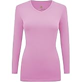 Natural Uniforms Women's Under Scrub Tee V-Neck Long Sleeve T-Shirt